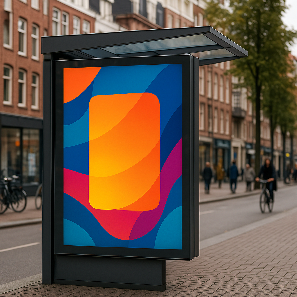 buitenreclame op straat